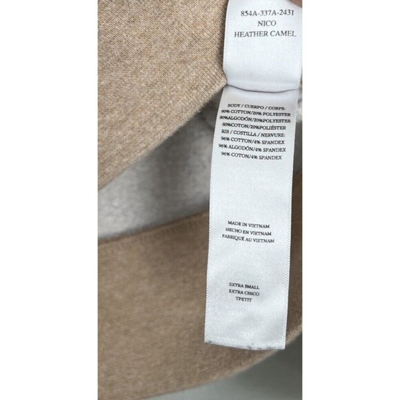 Rails Nico Womens Heather Camel Pull Over Hoodie Sweatshirt Oversized Quiet Luxe - Picture 10 of 10